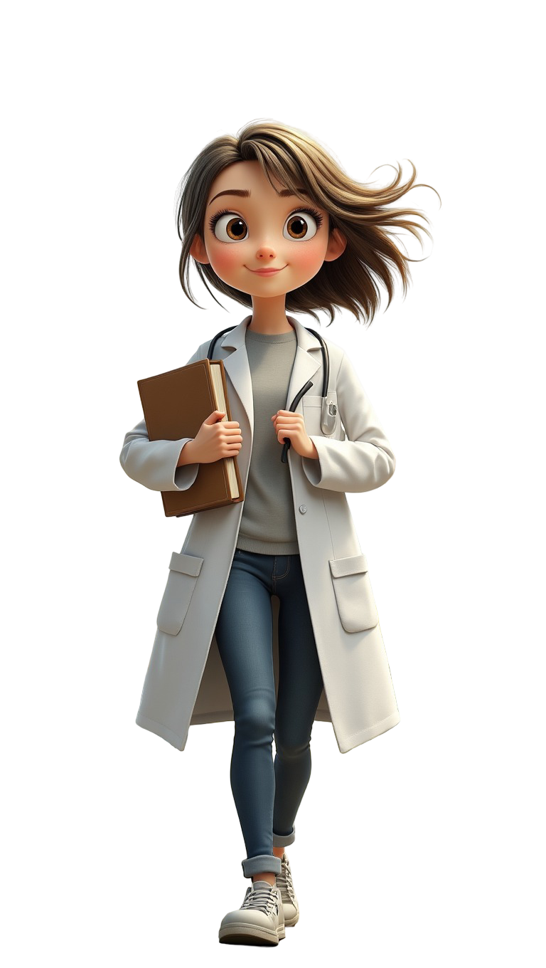 Cute doctor character